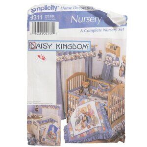 Daisy Kingdom Pattern, Simplicity 9311, OS Nursery